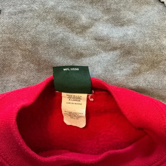 VINTAGE OSU Buckeyes Red Sweater XL MV Sports